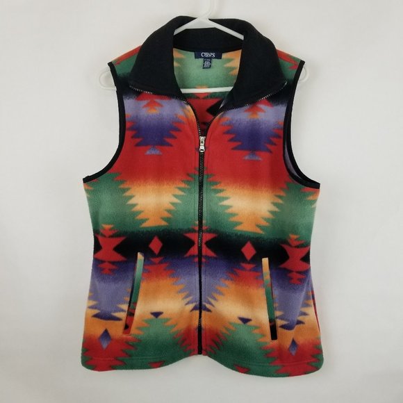 Chaps Petite Sleeveless Jacket Size PL Multi-Color - Picture 1 of 3